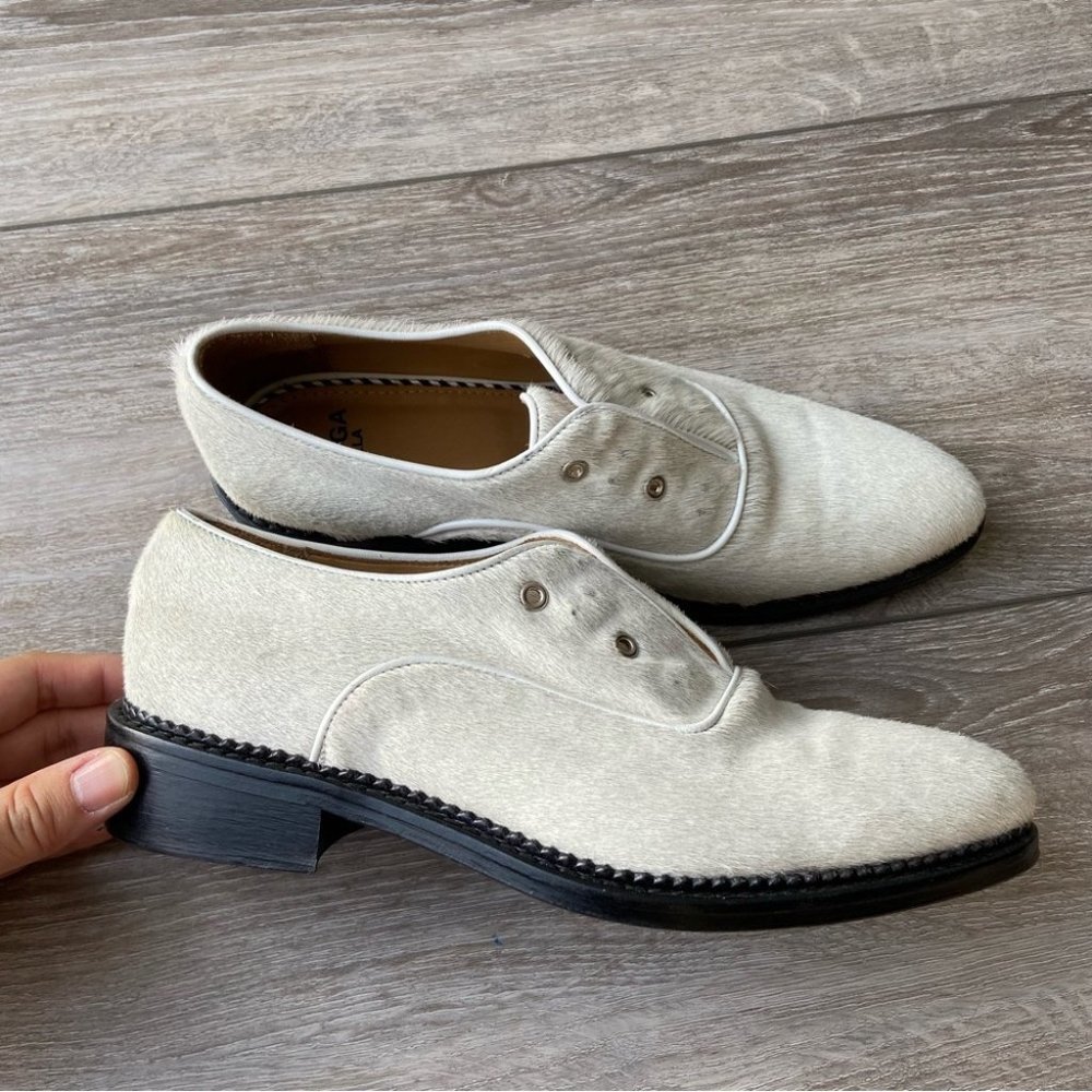Toga Pulla Cream Loafers View 3